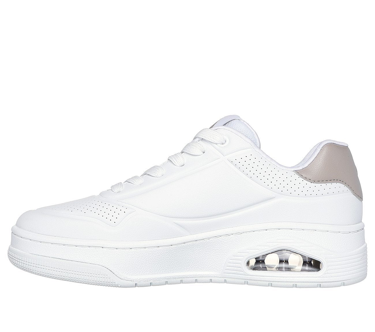 Skechers Παπούτσι Γυναικείο - Uno Court - Fast Break 177705-WHT White