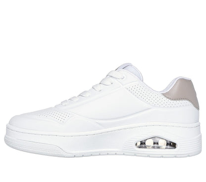 Skechers Παπούτσι Γυναικείο - Uno Court - Fast Break 177705-WHT White