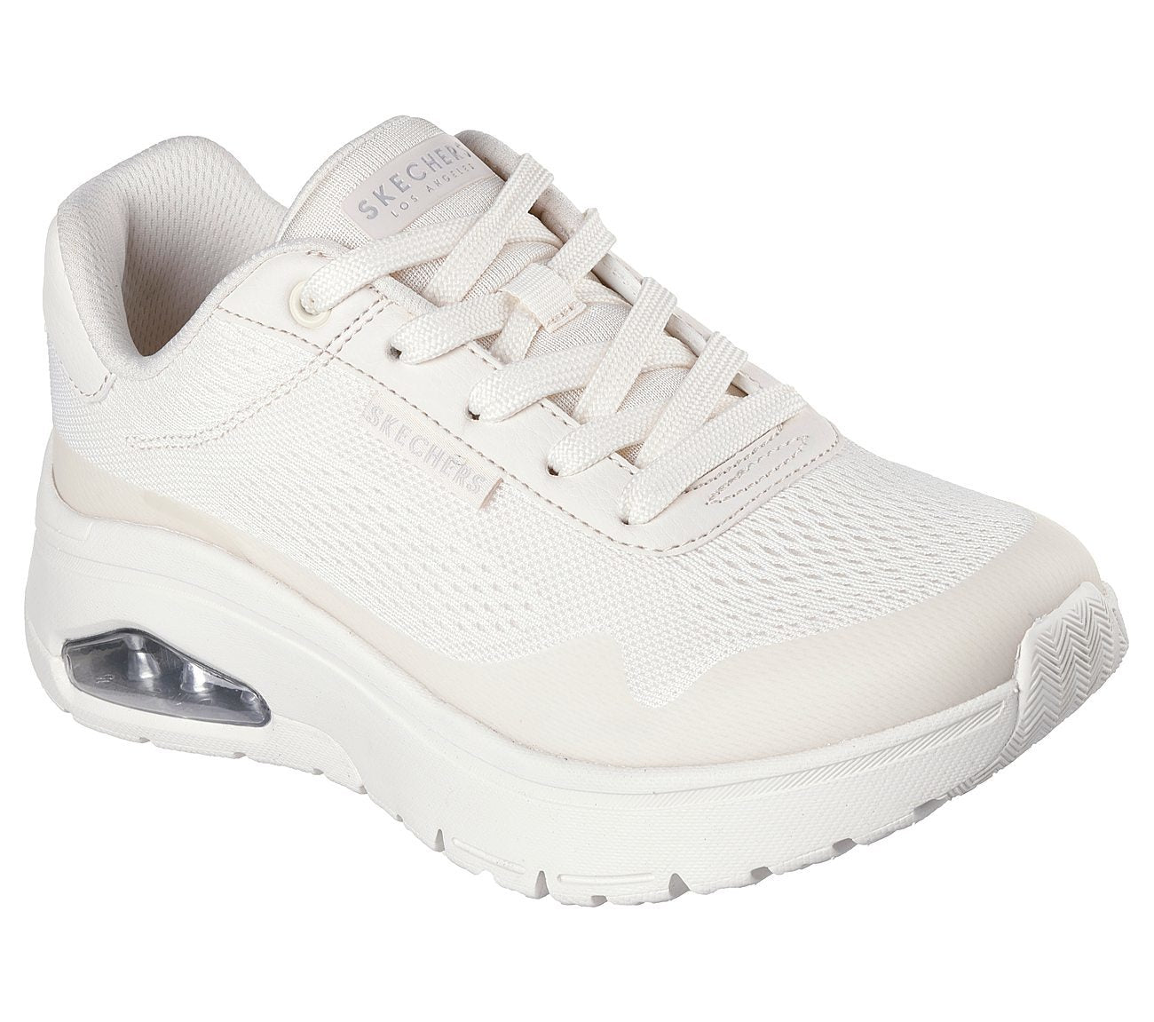 Skechers Παπούτσι Γυναικείο - Uno Flex - Spring On Air 177794-OFWT WHITE