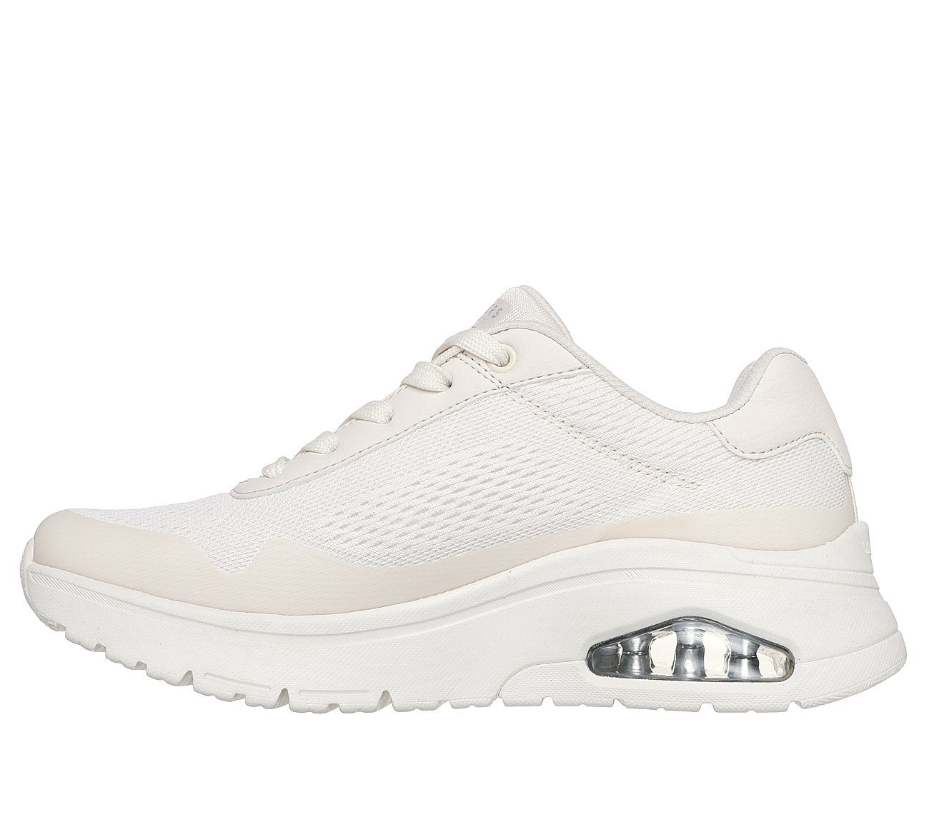 Skechers Παπούτσι Γυναικείο - Uno Flex - Spring On Air 177794-OFWT WHITE