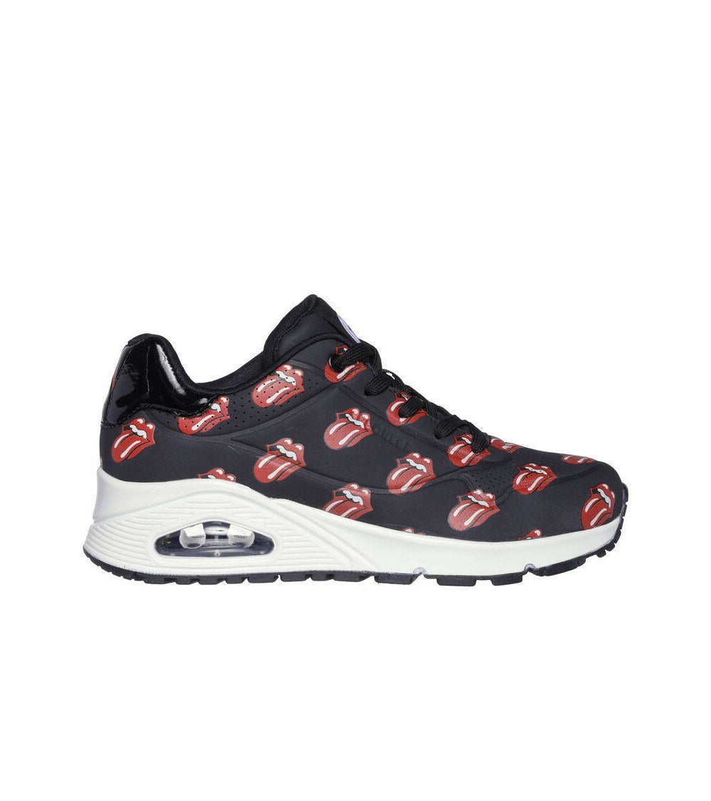 Skechers Παπούτσι Γυναικείο - Women's Rolling Stones: Uno - Say It Loud 177964-BKRD