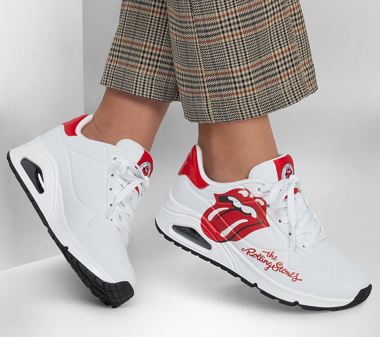 Skechers Παπούτσι Γυναικείο - Rolling Stones: Uno - Rolling Stones Single! 177965-WRD