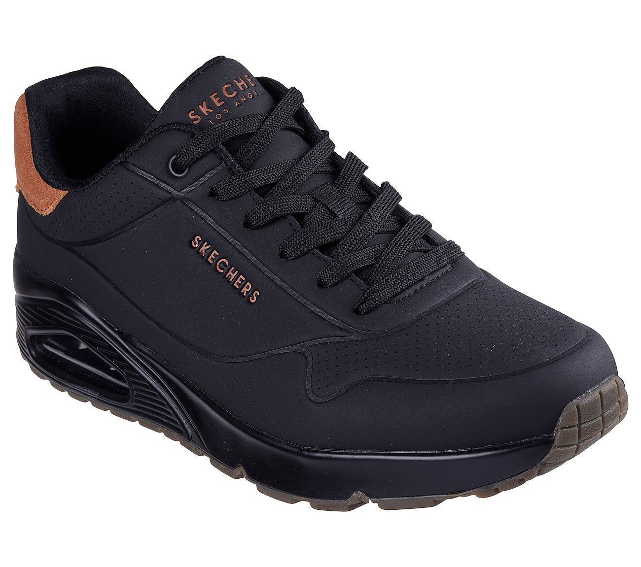 Skechers Παπούτσι Ανδρικό - Uno - Suited On Air - 183004-BBK Black