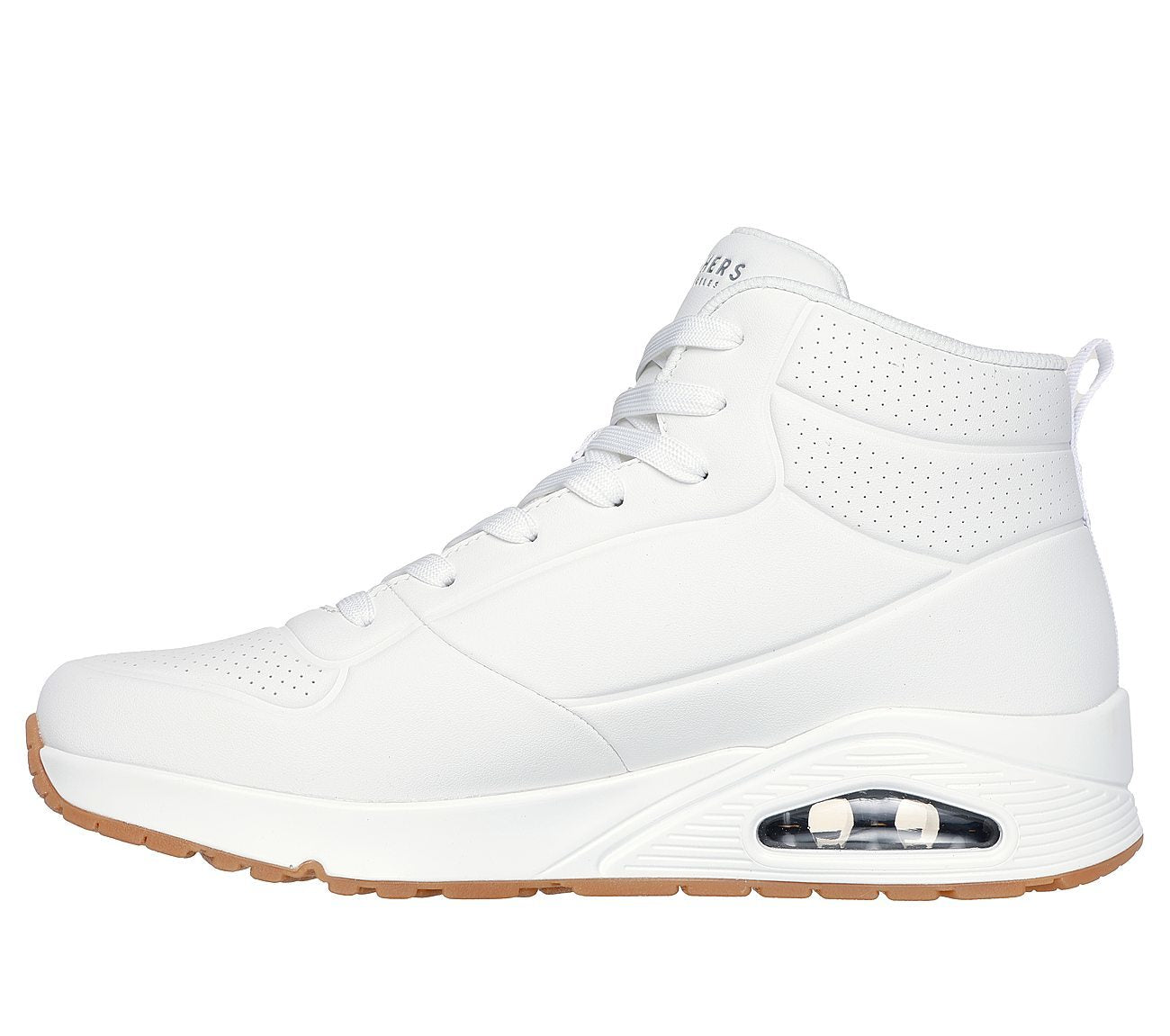 Skechers Παπούτσι Ανδρικό - Uno - Stand High 183009-WHT - White