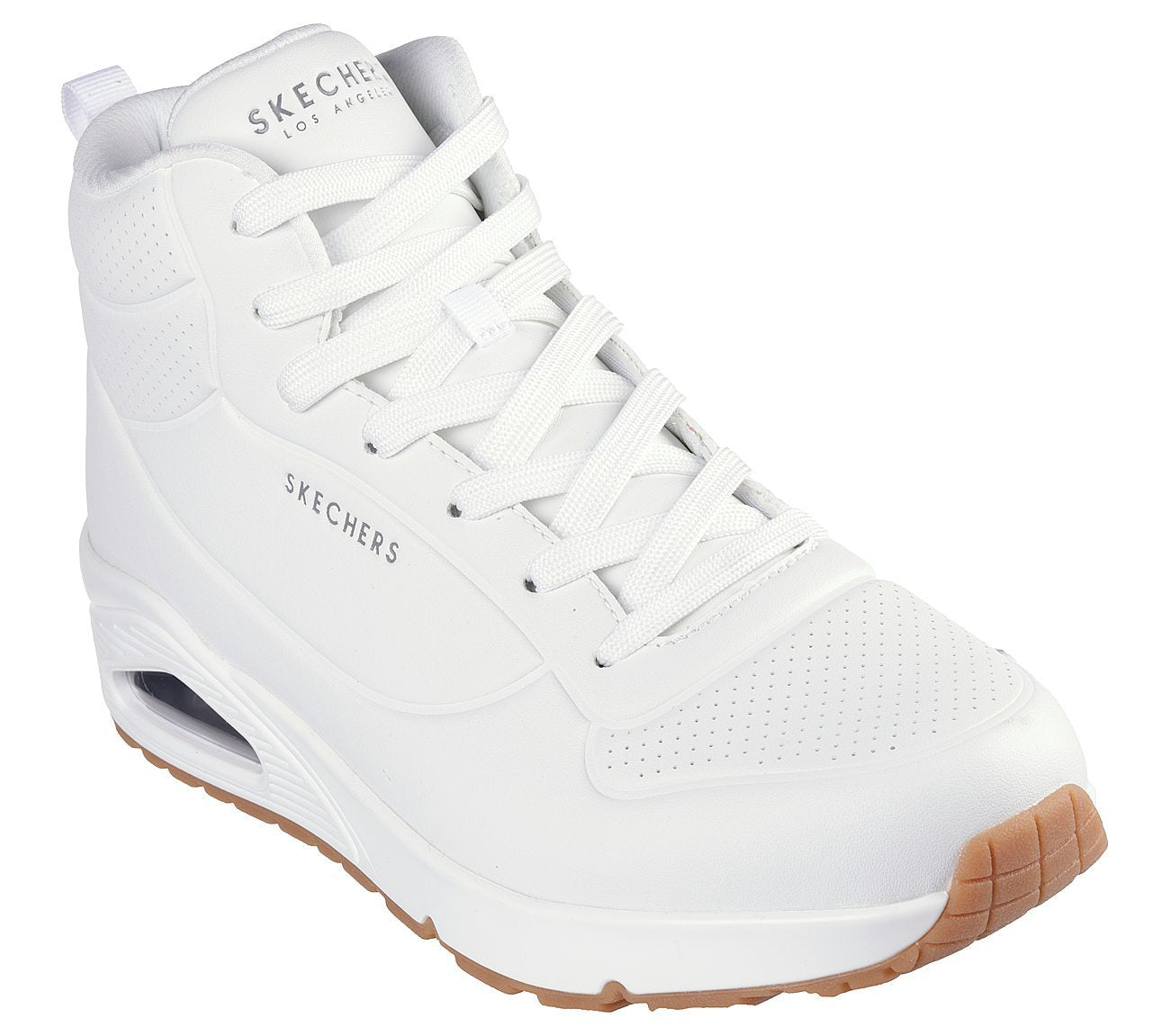 Skechers Παπούτσι Ανδρικό - Uno - Stand High 183009-WHT - White