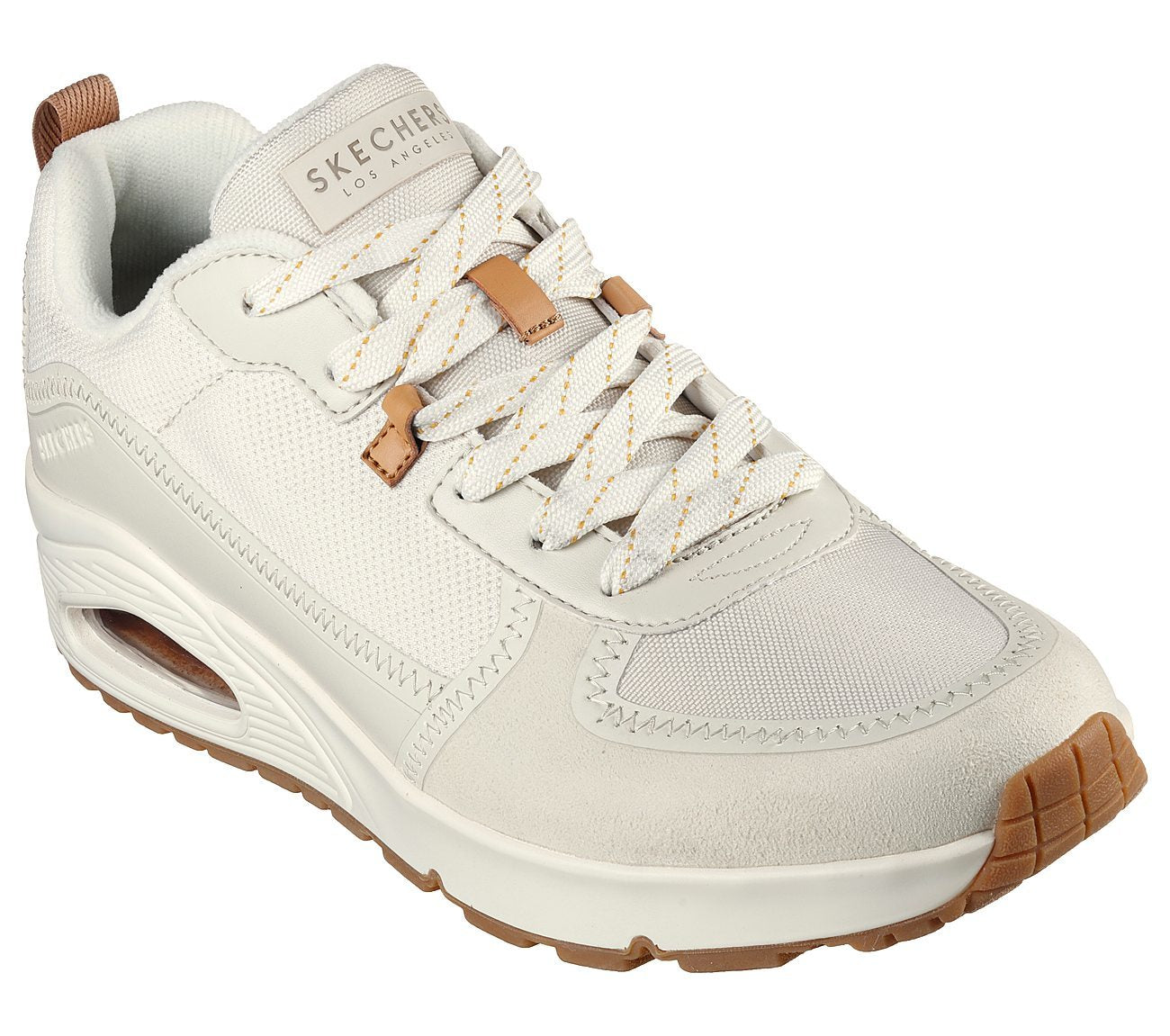 Skechers Παπούτσι Ανδρικό - Uno - Layover 183010-OFWT - WHITE