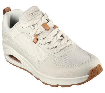 Skechers Παπούτσι Ανδρικό - Uno - Layover 183010-OFWT - WHITE