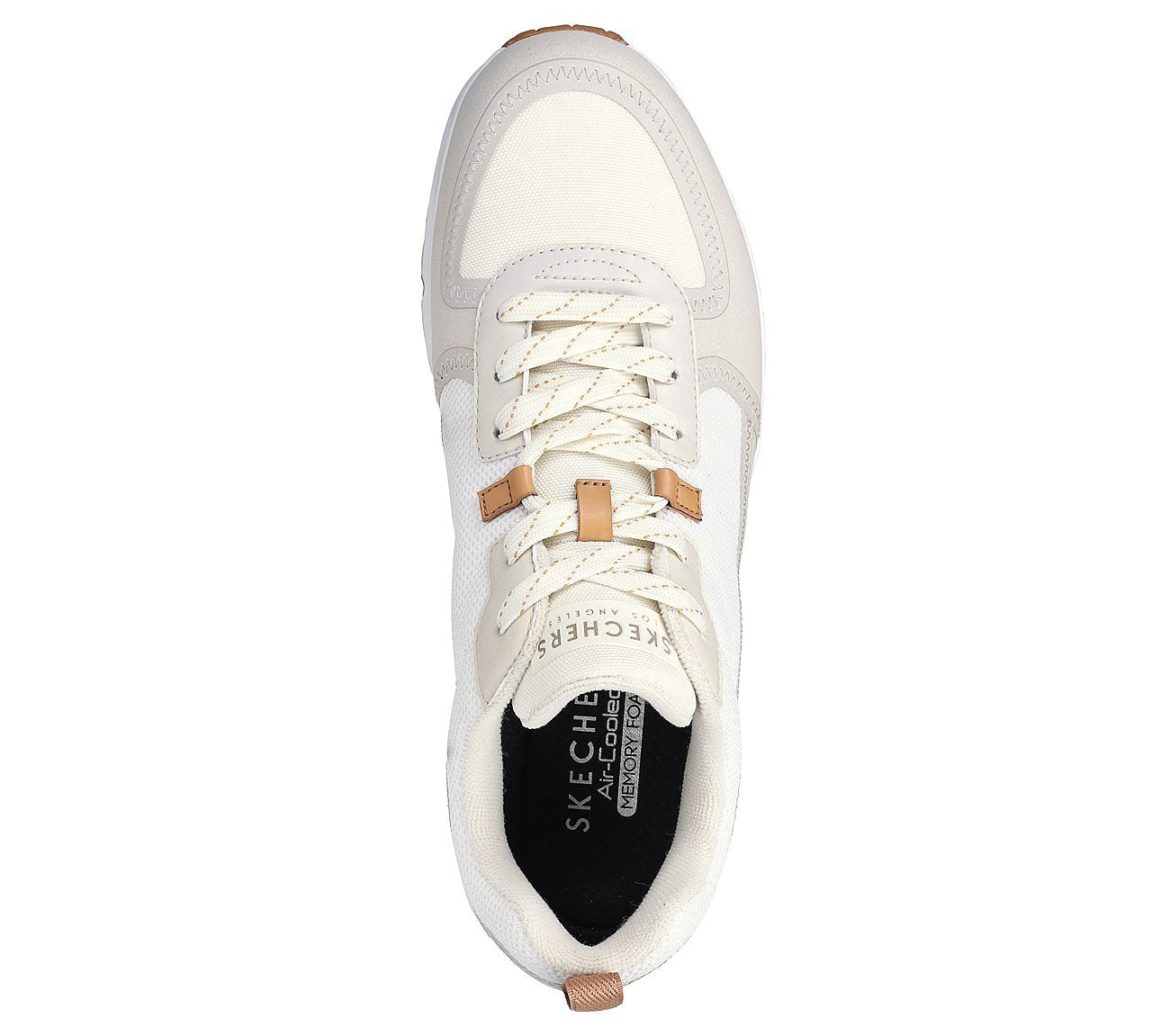 Skechers Παπούτσι Ανδρικό - Uno - Layover 183010-OFWT - WHITE