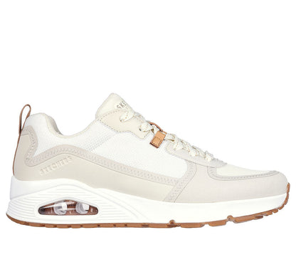 Skechers Παπούτσι Ανδρικό - Uno - Layover 183010-OFWT - WHITE