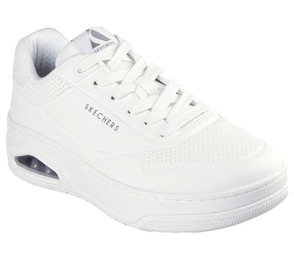 Skechers Παπούτσι Ανδρικό - Uno Court- 183145-WHT White