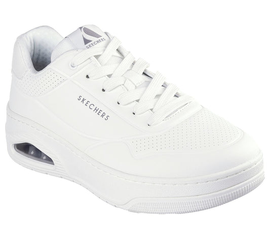 Skechers Παπούτσι Ανδρικό - Uno Court- 183145-WHT White