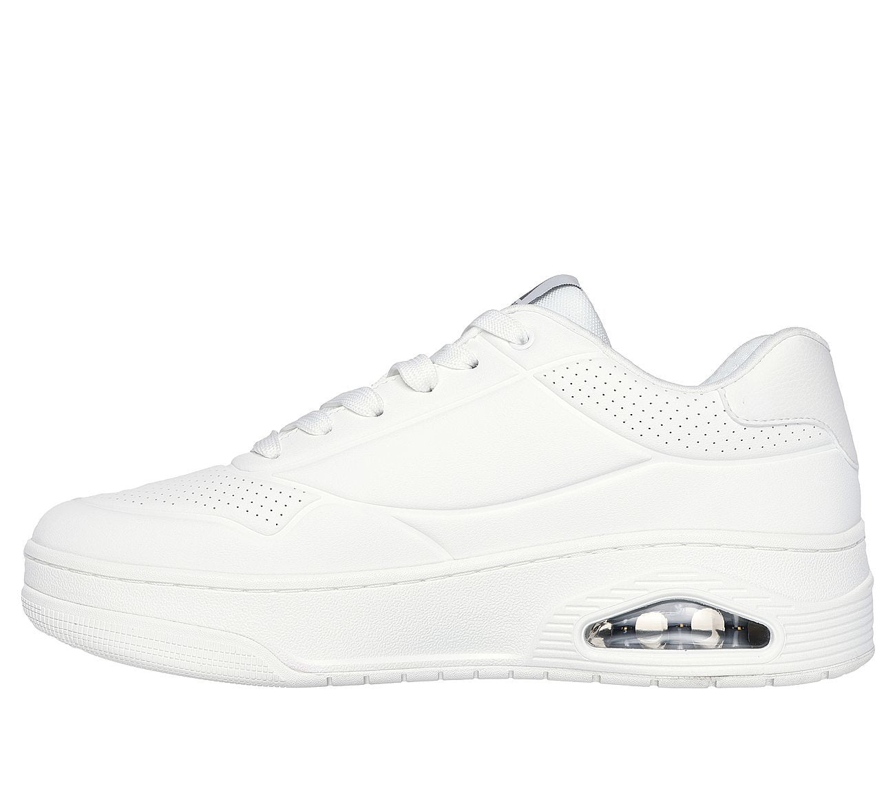 Skechers Παπούτσι Ανδρικό - Uno Court- 183145-WHT White