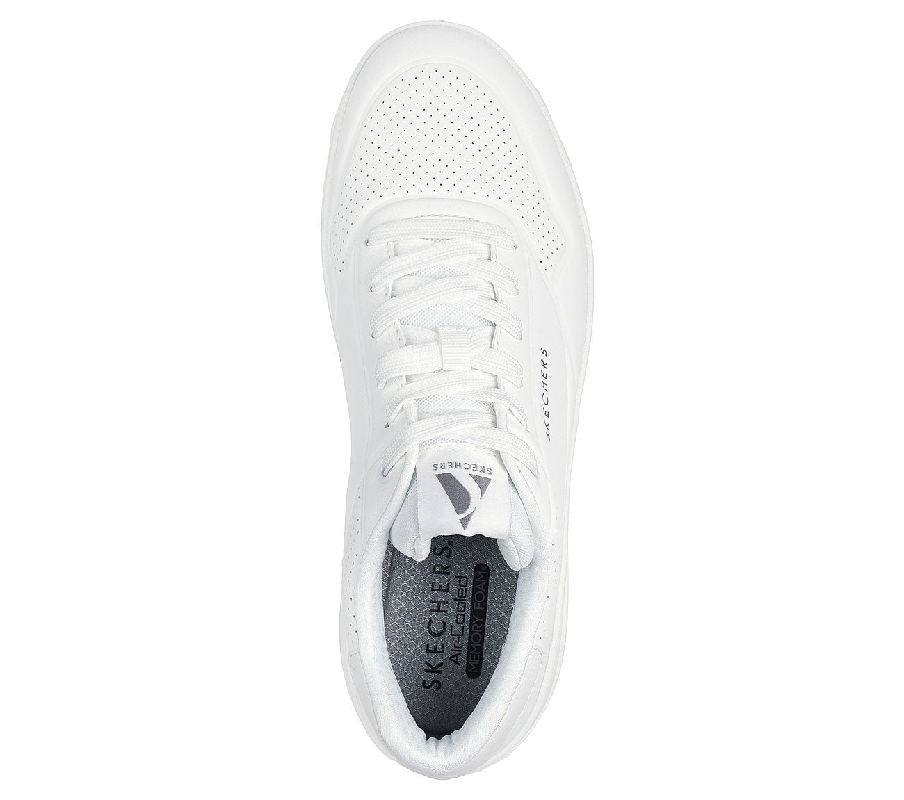 Skechers Παπούτσι Ανδρικό - Uno Court- 183145-WHT White
