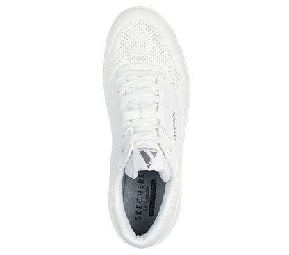 Skechers Παπούτσι Ανδρικό - Uno Court- 183145-WHT White