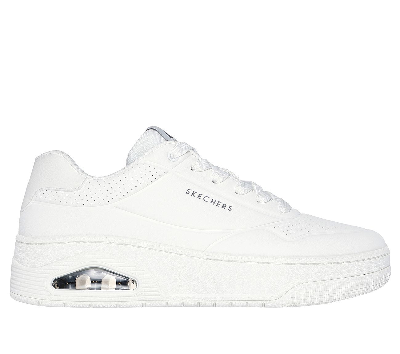Skechers Παπούτσι Ανδρικό - Uno Court- 183145-WHT White