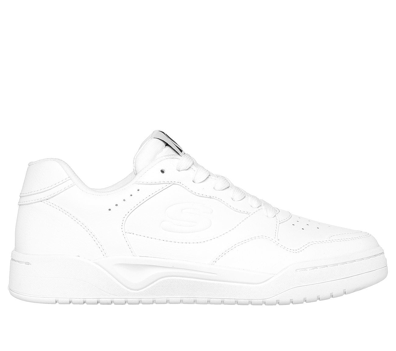 Skechers Παπούτσι Ανδρικό - Koopa - Volley Low Varsity 183240-WHT - WHITE