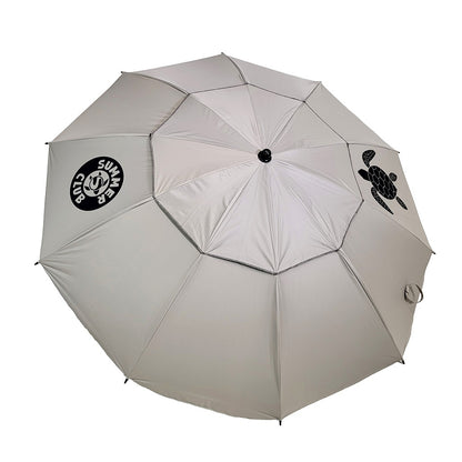 Summer Club Ομπρέλα Παραλίας - Eden 200 - 108x10x5cm - 18346-BLACKBEIGE