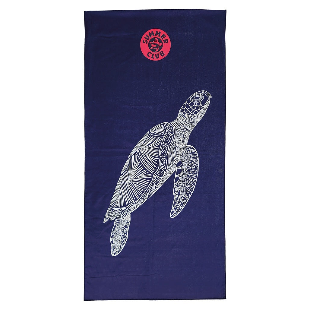 Summer Club Πετσέτα Θαλάσσης - Turtle 180X90cm 460gr - 18421-0112 - T.Turquoise
