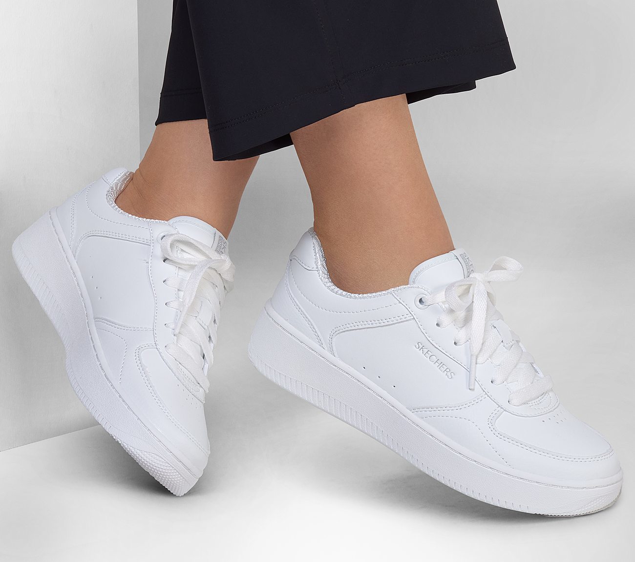 Skechers Παπούτσι Γυναικείο - Sport Court 2.0 - Core Essential - 185160-WHT White