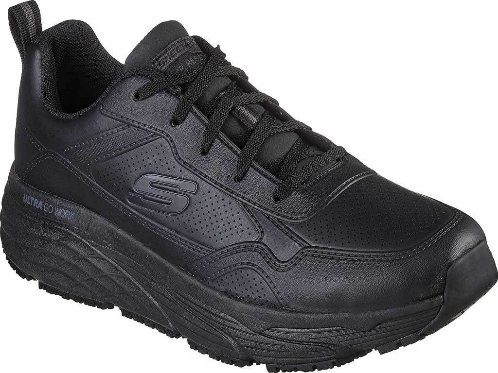 Skechers Παπούτσι Ανδρικό - Mens Work Max Cushioning Elite Slip Resistant 200078-BBK Black