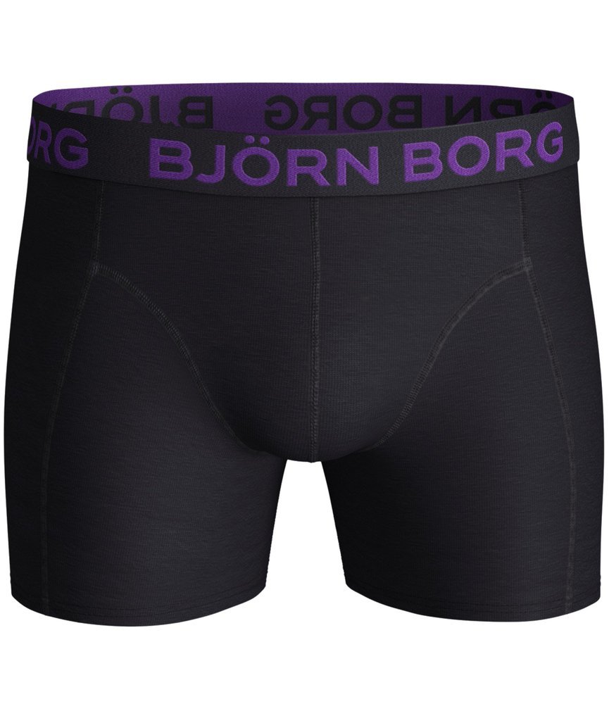 Bjorn Borg Ανδρικά Εσώρουχα 3 Τεμάχια - Neon Solid Sammy Shorts 3p - Night Sky