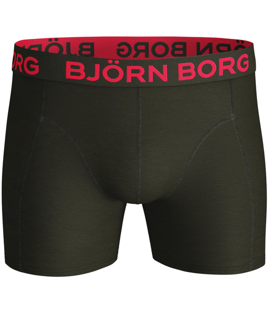 Bjorn Borg Ανδρικά Εσώρουχα 3 Τεμάχια - Neon Solid Sammy Shorts 3p - Night Sky