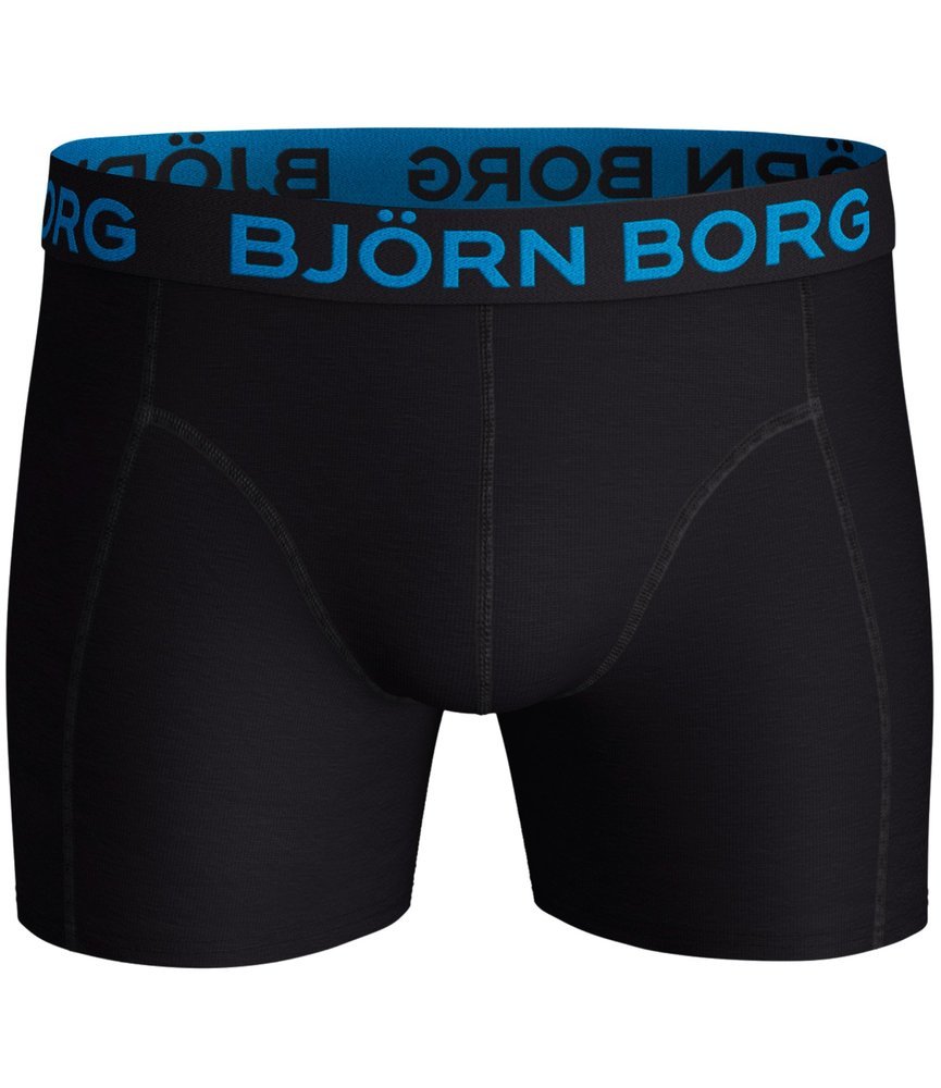 Bjorn Borg Ανδρικά Εσώρουχα 3 Τεμάχια - Neon Solid Sammy Shorts 3p - Night Sky