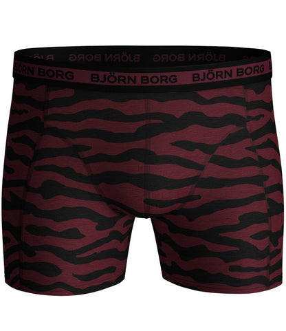 Bjorn Borg Ανδρικά Εσώρουχα 3 τεμάχια - BB 2Tiger Sammy Shorts 3p - Winetasting