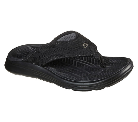 Skechers Σαγιονάρα Ανδρική - Relaxed Fit: Sargo - Point Vista 204383-BLK