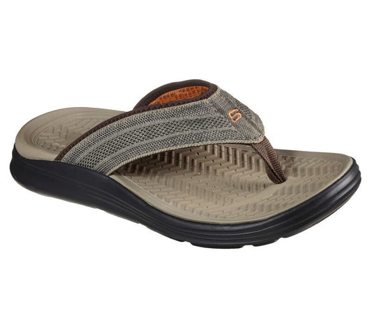 Skechers Σαγιονάρα Ανδρική - Relaxed Fit: Sargo - Point Vista 204383-LTBR