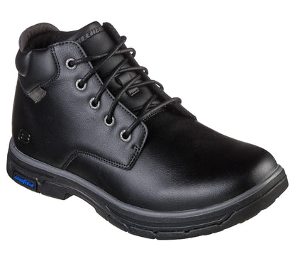 Skechers Μποτάκι Ανδρικό - Relaxed Fit: Segment 2.0 - Brogden - 204394-BLK - Black