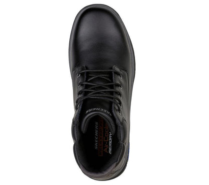 Skechers Μποτάκι Ανδρικό - Relaxed Fit: Segment 2.0 - Brogden - 204394-BLK - Black