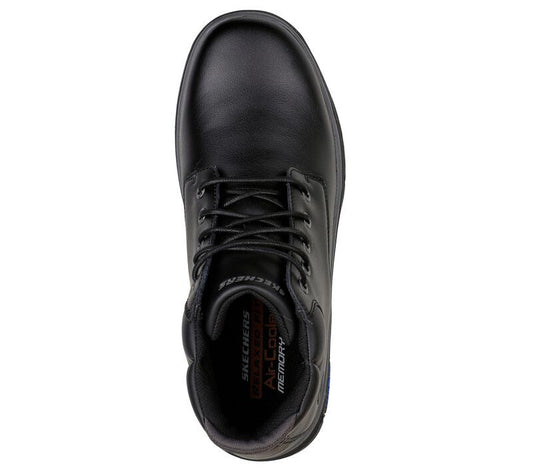 Skechers Μποτάκι Ανδρικό - Relaxed Fit: Segment 2.0 - Brogden - 204394-BLK - Black