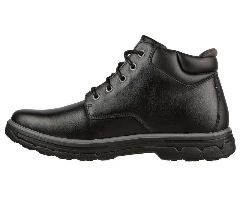 Skechers Μποτάκι Ανδρικό - Relaxed Fit: Segment 2.0 - Brogden - 204394-BLK - Black