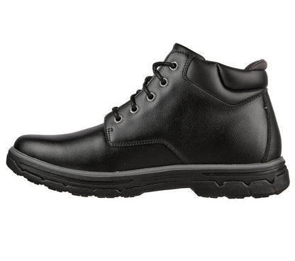 Skechers Μποτάκι Ανδρικό - Relaxed Fit: Segment 2.0 - Brogden - 204394-BLK - Black