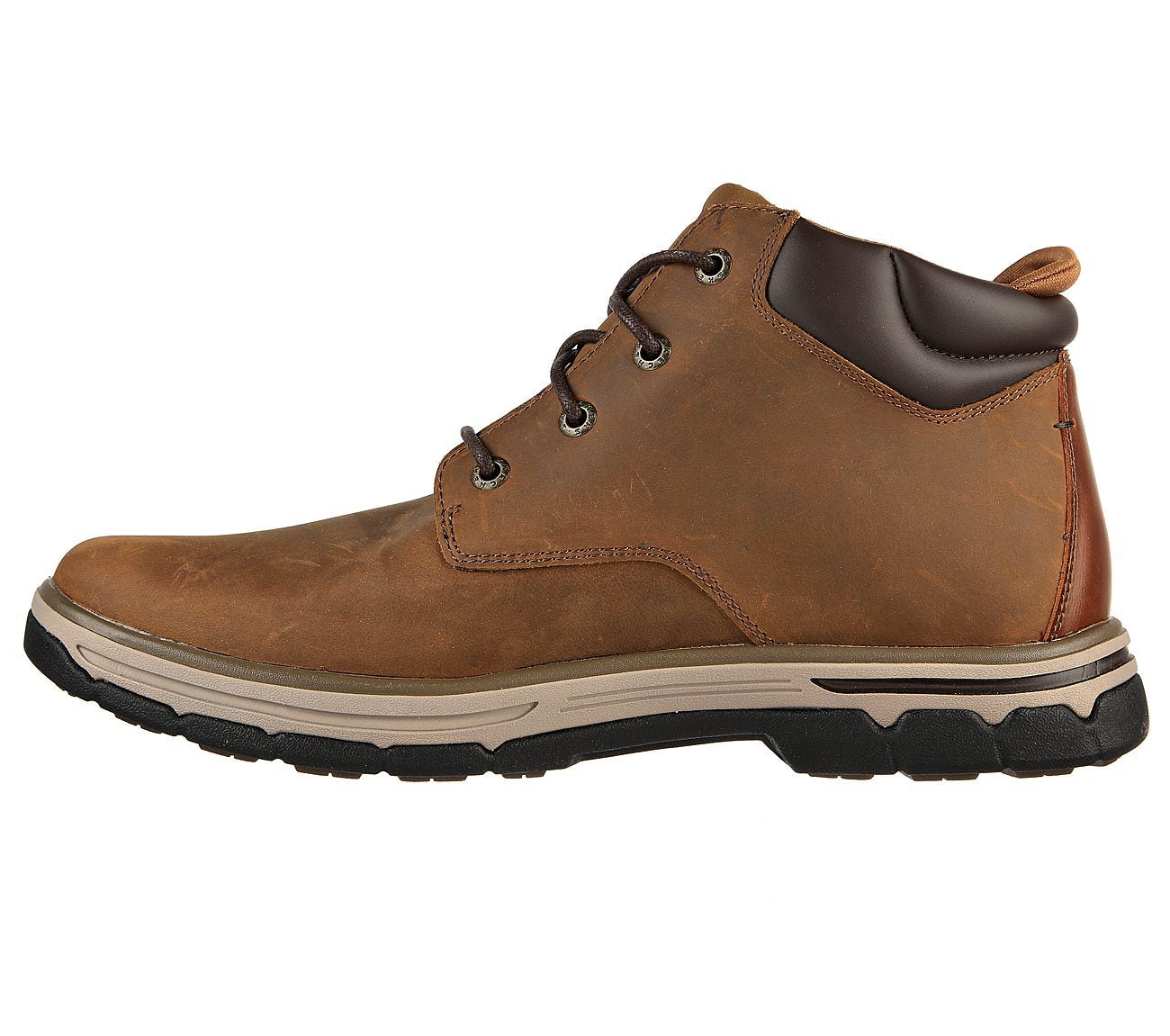 Skechers Μποτάκι Ανδρικό - Relaxed Fit: Segment 2.0 - Brogden - 204394-DSCH