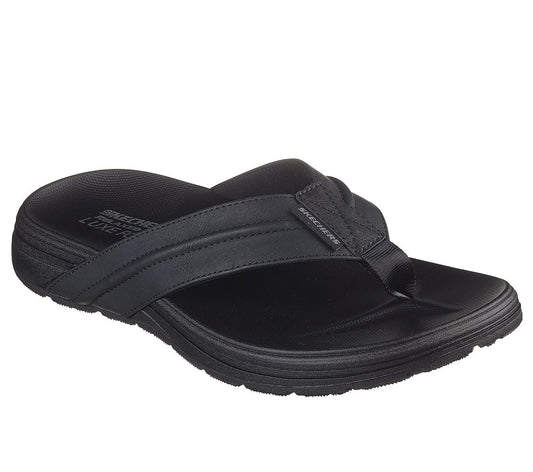 Skechers Σαγιονάρα Ανδρική - Relaxed Fit: Patino - Marlee 205111-BLK Black