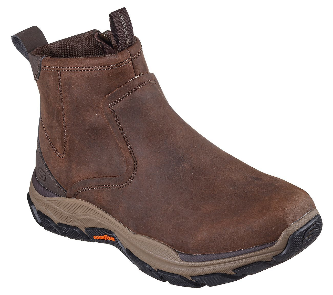 Skechers Μποτακι Ανδρικό - Relaxed Fit: Respected - Evanston 205176-COC BROWN