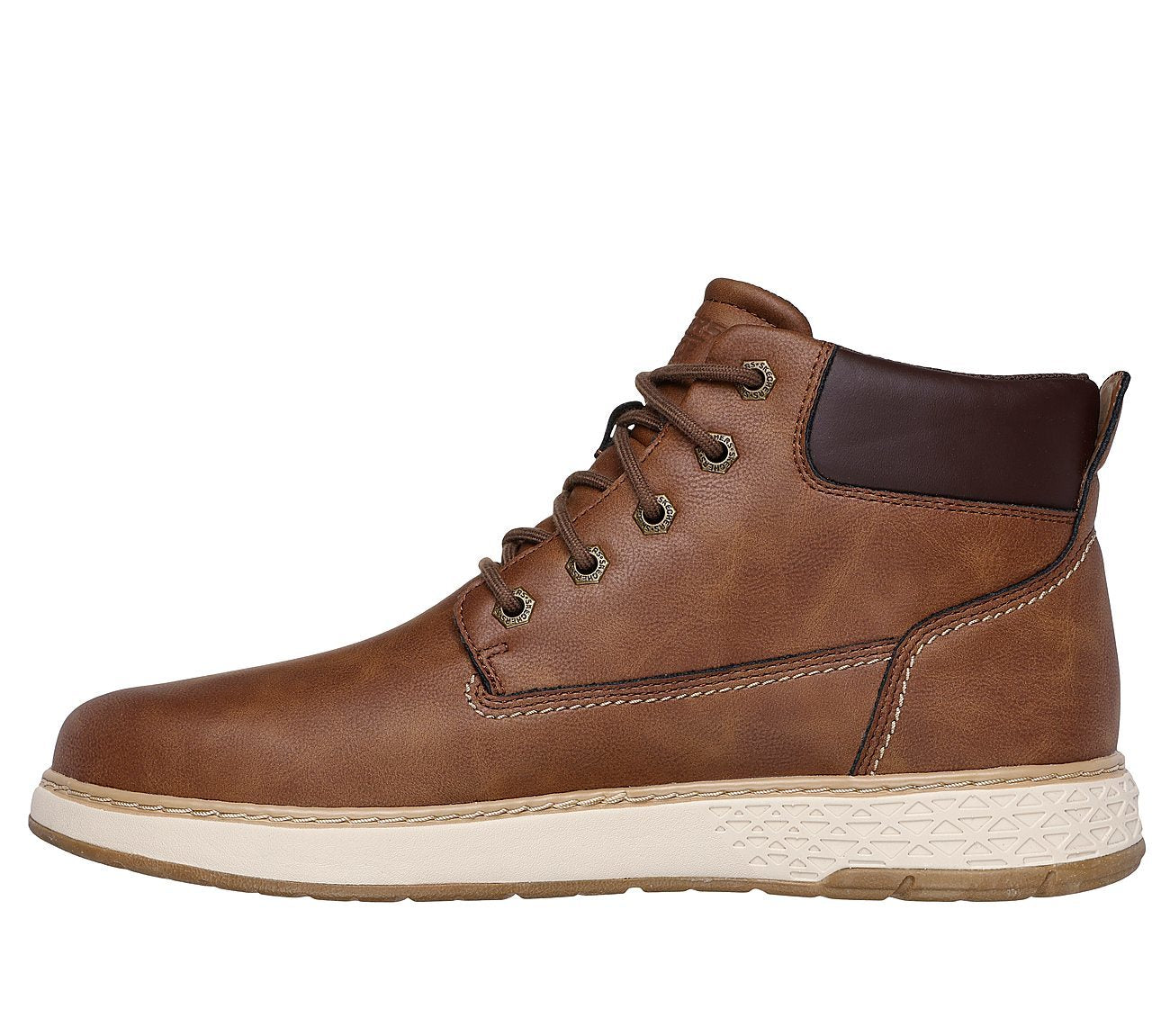 Skechers Μποτάκι Ανδρικό - Relaxed Fit: Garlan - Deno 205235-BRN