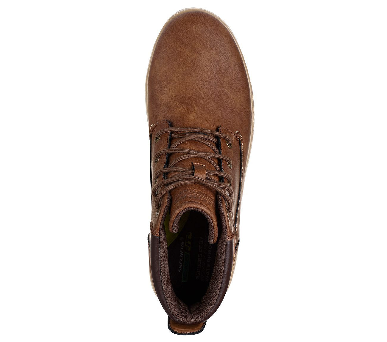 Skechers Μποτάκι Ανδρικό - Relaxed Fit: Garlan - Deno 205235-BRN