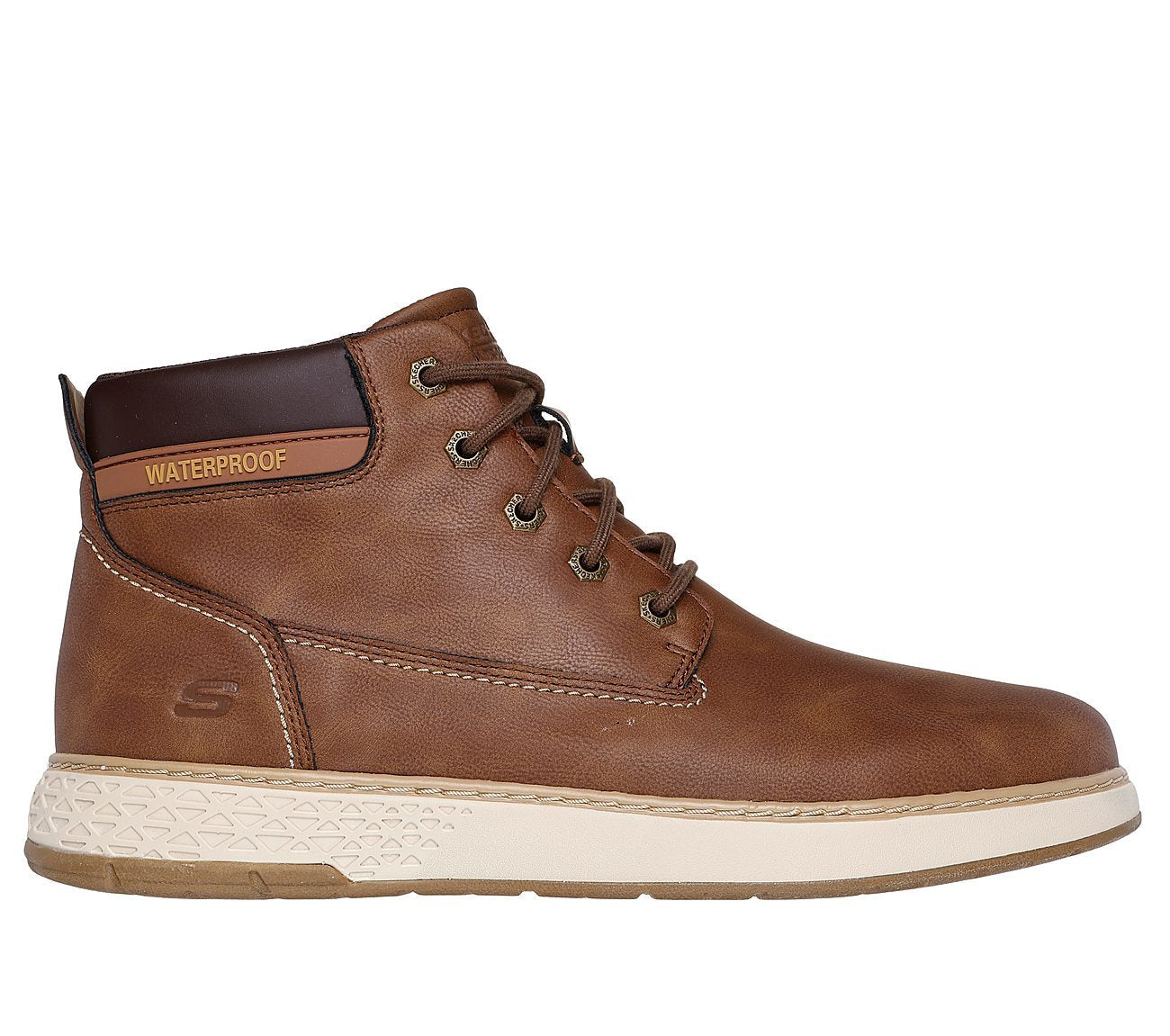Skechers Μποτάκι Ανδρικό - Relaxed Fit: Garlan - Deno 205235-BRN