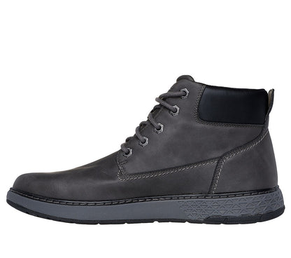 Skechers Μποτάκι Ανδρικό - Relaxed Fit: Garlan - Deno 205235-CHAR GRAY