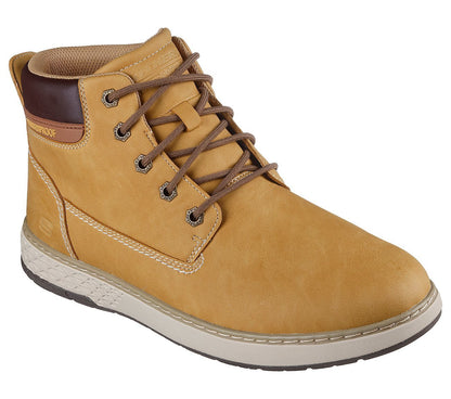 Skechers Μποτάκι Ανδρικό - Relaxed Fit: Garlan - Deno 205235-WTN NATURAL