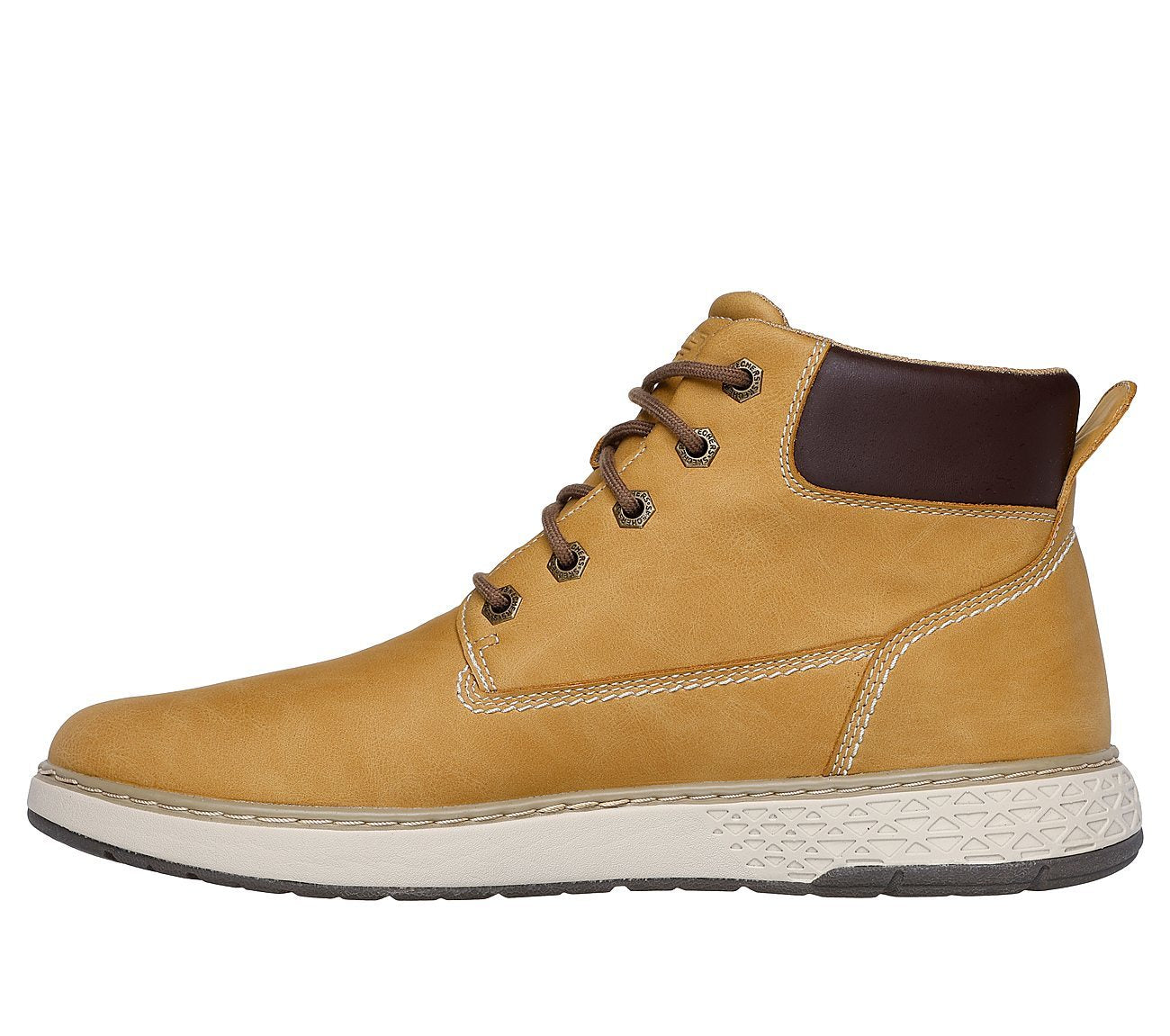 Skechers Μποτάκι Ανδρικό - Relaxed Fit: Garlan - Deno 205235-WTN NATURAL