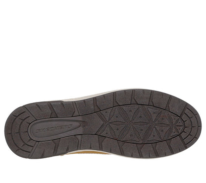 Skechers Μποτάκι Ανδρικό - Relaxed Fit: Garlan - Deno 205235-WTN NATURAL
