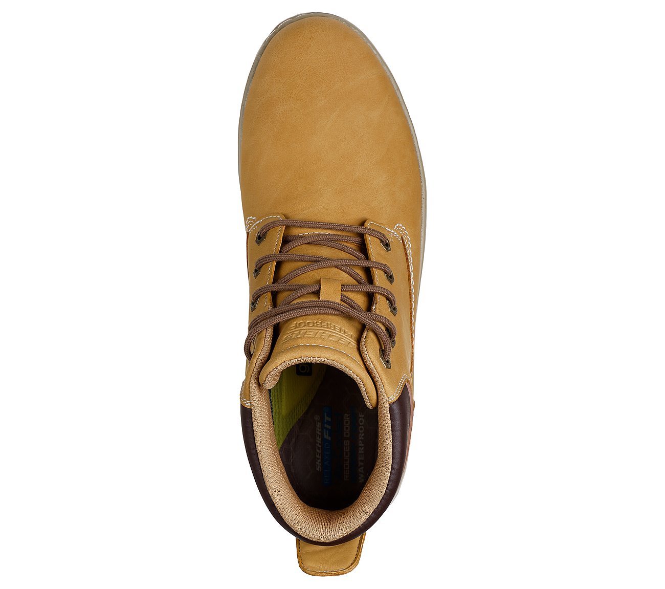 Skechers Μποτάκι Ανδρικό - Relaxed Fit: Garlan - Deno 205235-WTN NATURAL