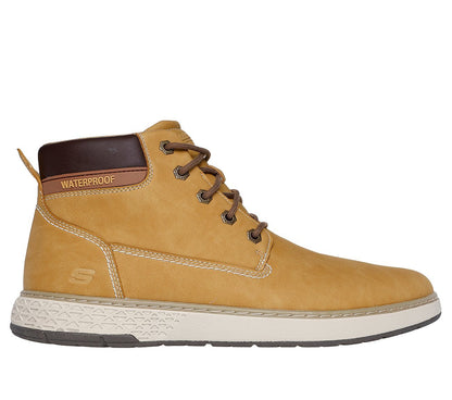 Skechers Μποτάκι Ανδρικό - Relaxed Fit: Garlan - Deno 205235-WTN NATURAL
