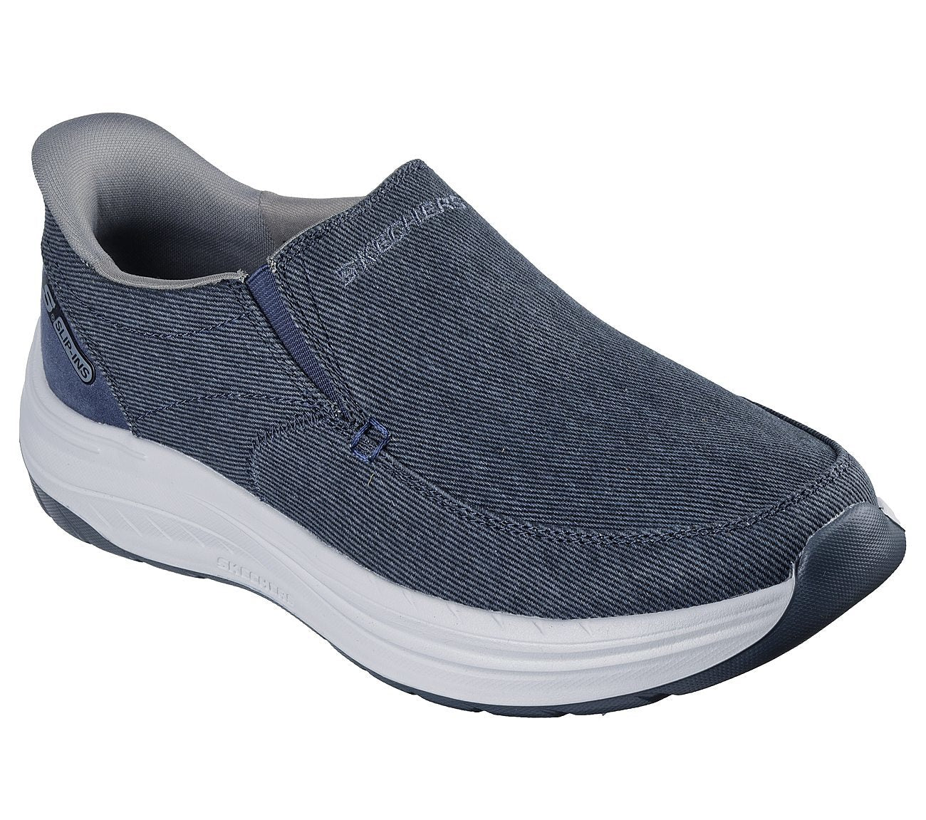Skechers Παπούτσι Ανδρικό - Relaxed Fit: Decklan - Gulliver 205356-NVY NAVY