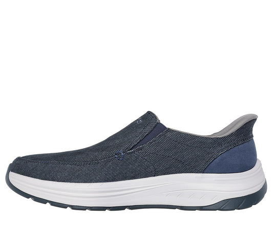 Skechers Παπούτσι Ανδρικό - Relaxed Fit: Decklan - Gulliver 205356-NVY NAVY