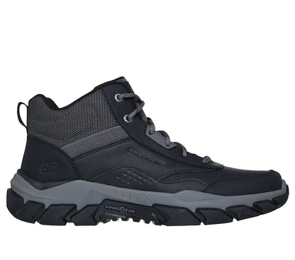 Skechers Μποτακι Ανδρικό - Relaxed Fit: Santoro - Hopkins 205587-BLK Black